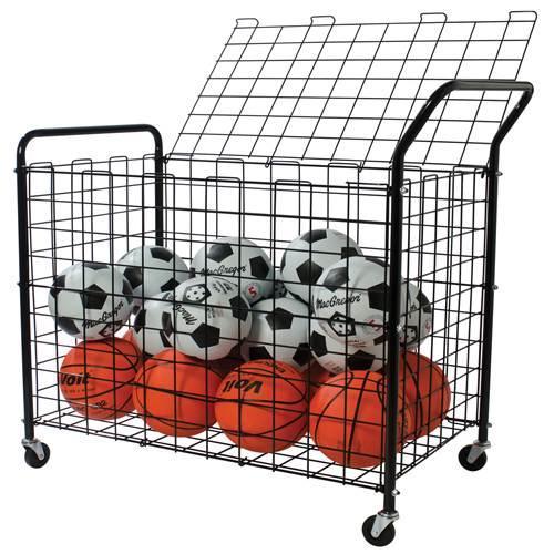 Basketball Storage Cage Cart