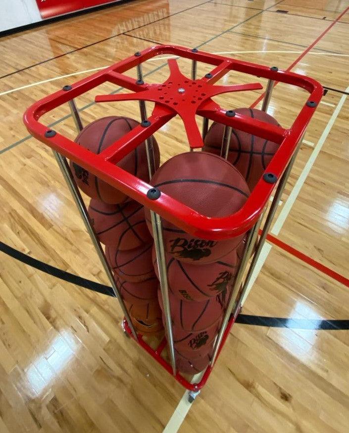 SpaceSaver Lockable Vertical Ball Carts - bisoninc