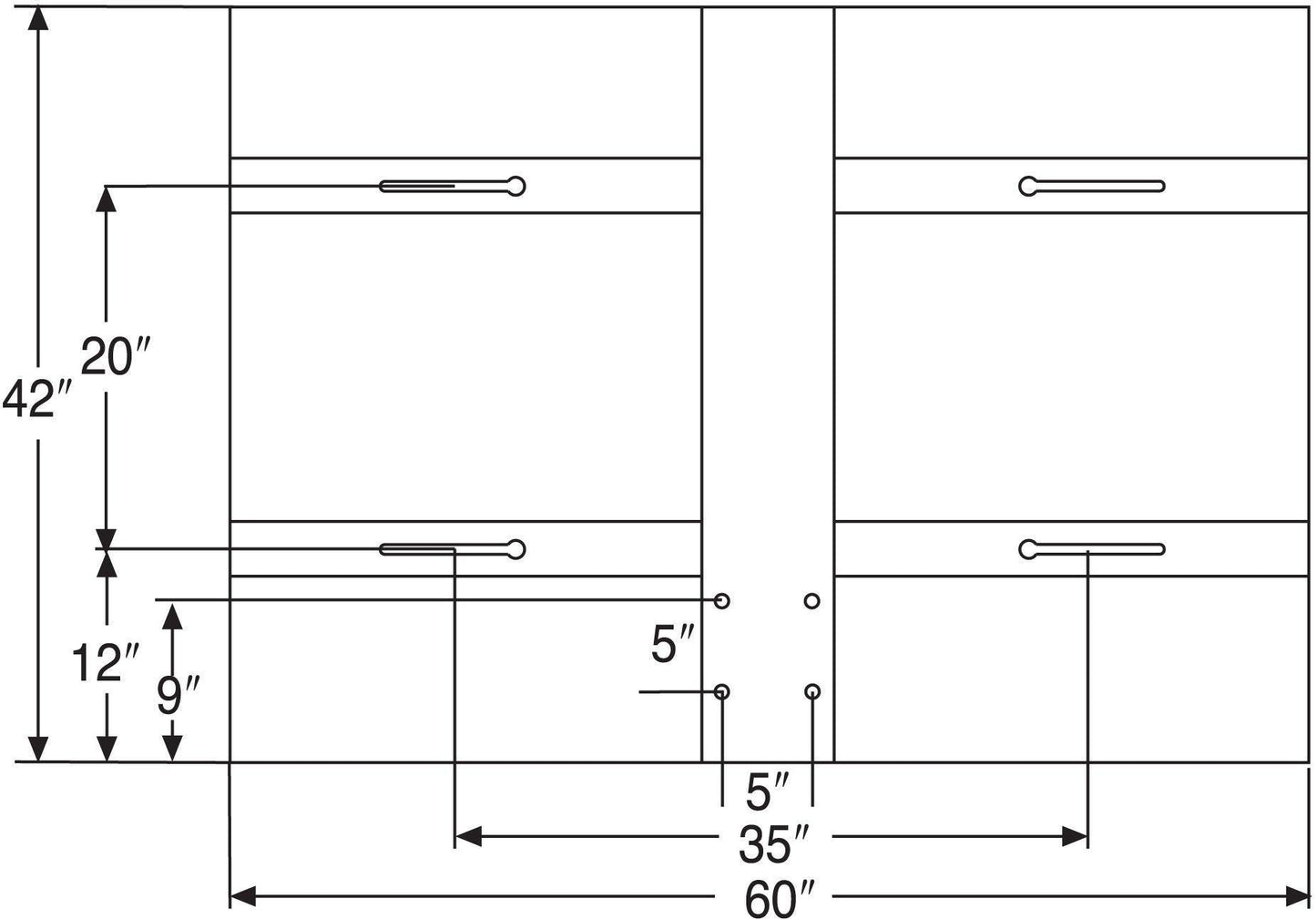 42" x 60" Ultimate Rectangular Steel Playground and Side Court Backboard - bisoninc