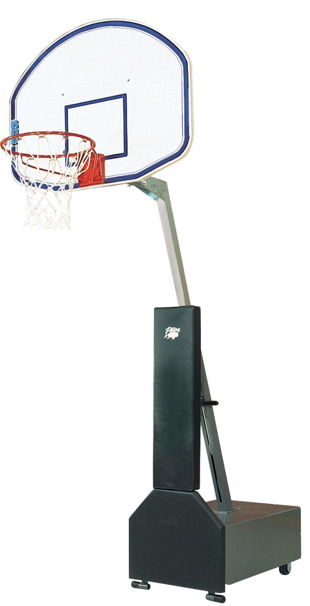 Club Court Fiberglass Adjustable Portable Basketball System