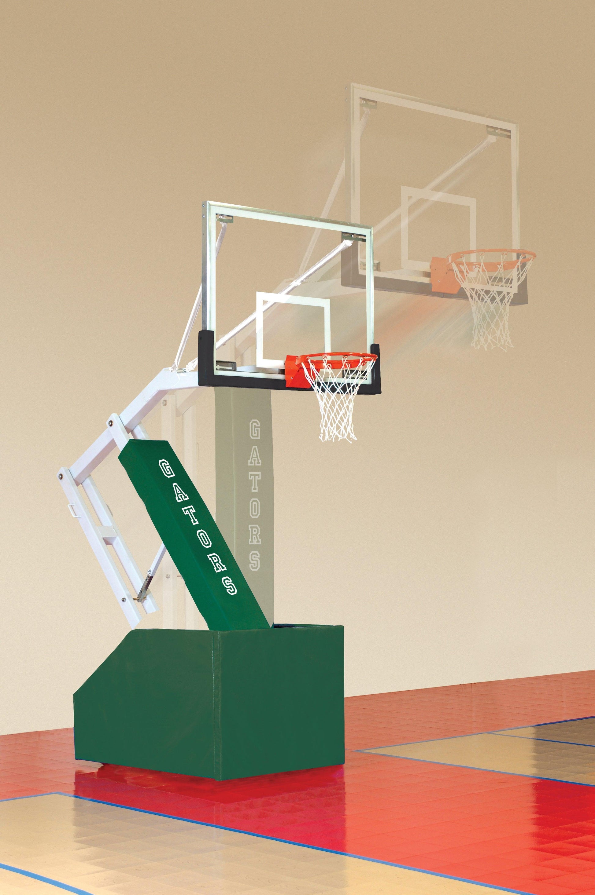 T-REX® Recreational Portable Basketball System for Indoor Use - bisoninc