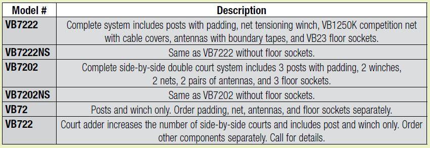 CarbonLite Composite Volleyball System without Padding - bisoninc