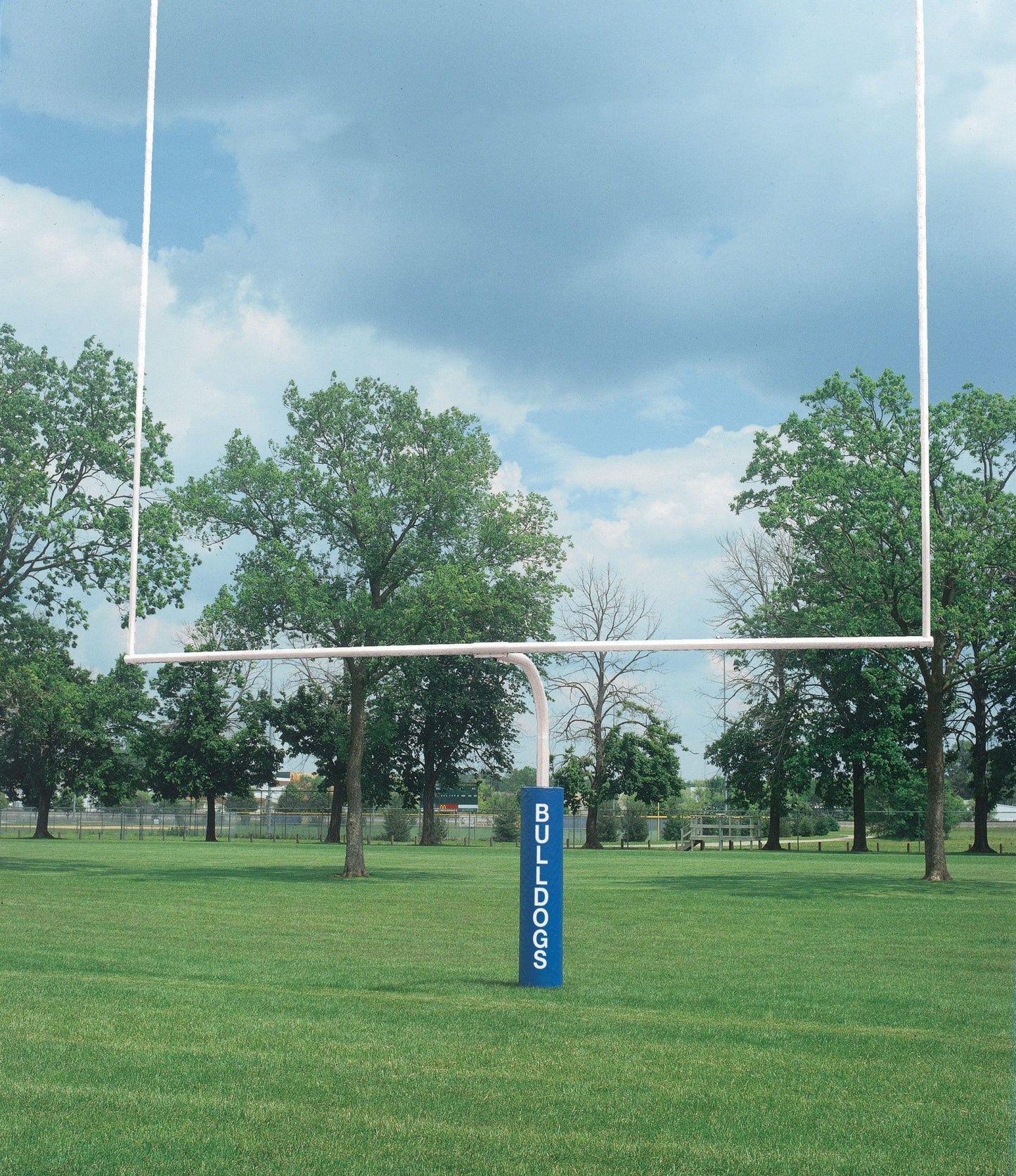4 1/2" White High School Football Goalposts