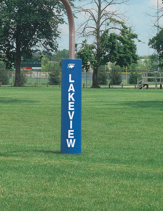 Competition 5" Thick Football Goal Post Pads.  Available in Royal, Dark Royal,