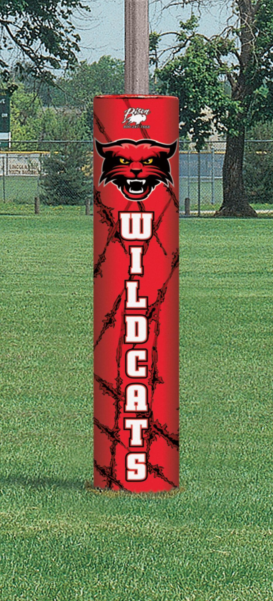 Full-Color Graphic Football Goalpost Padding - bisoninc
