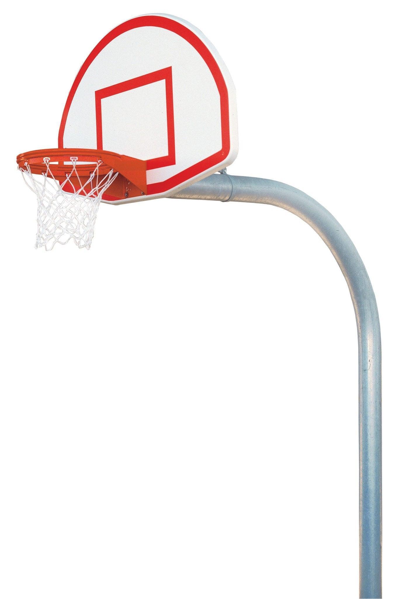 5 9/16" Mega Duty Finished Aluminum Fan Playground Basketball System