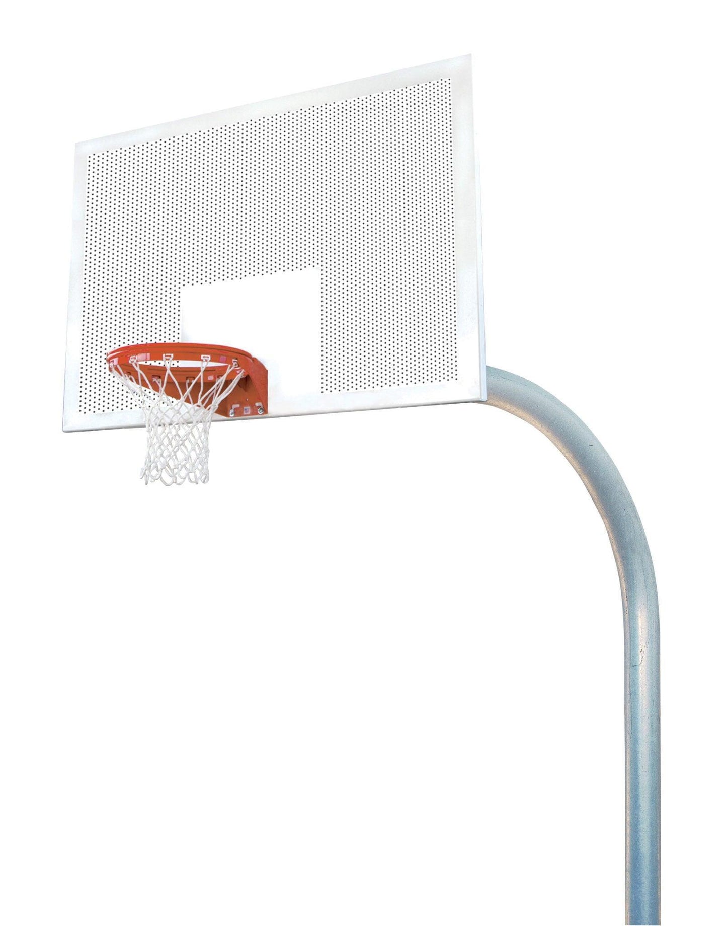 5 9/16" Mega Duty 42"x72" Perforated Steel Playground Basketball System