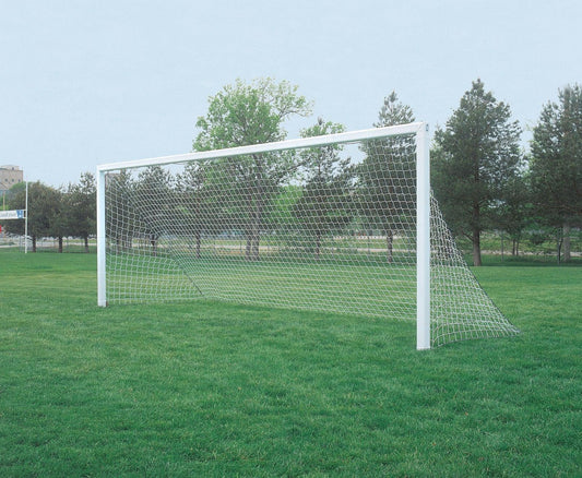24'(W) x 8' (H) x 0' (T) x 8' (B)  x 4mm Soccer Net White