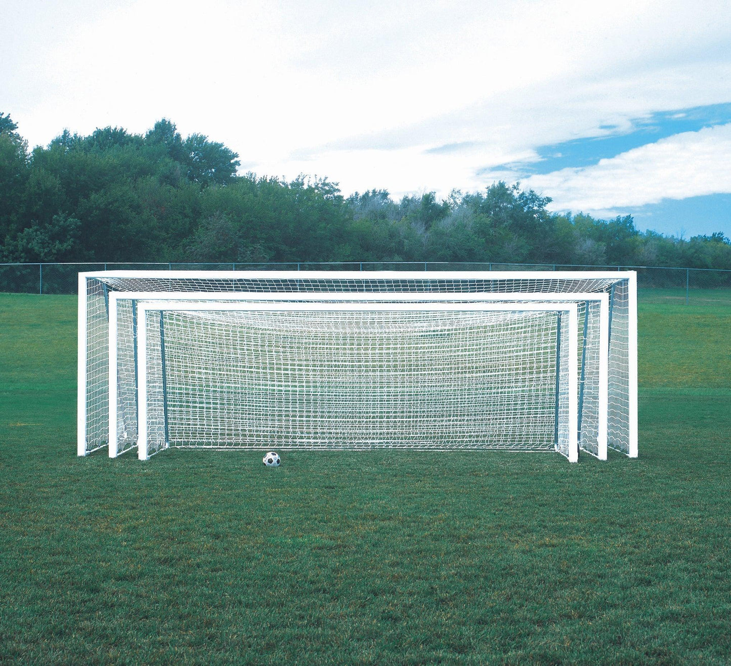 4" Square ShootOut Value Soccer Goal Packages - bisoninc