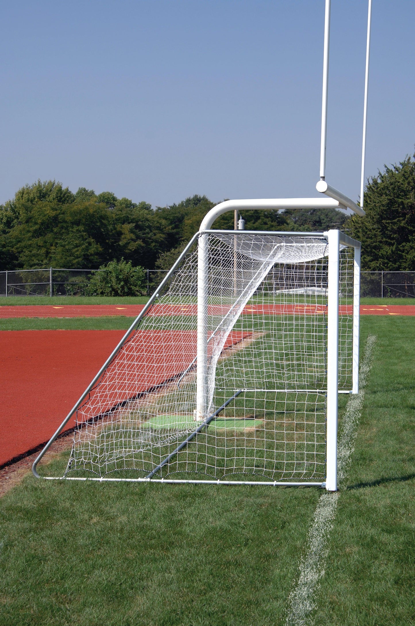 Football Compatible Official Size Soccer Goal Net - bisoninc