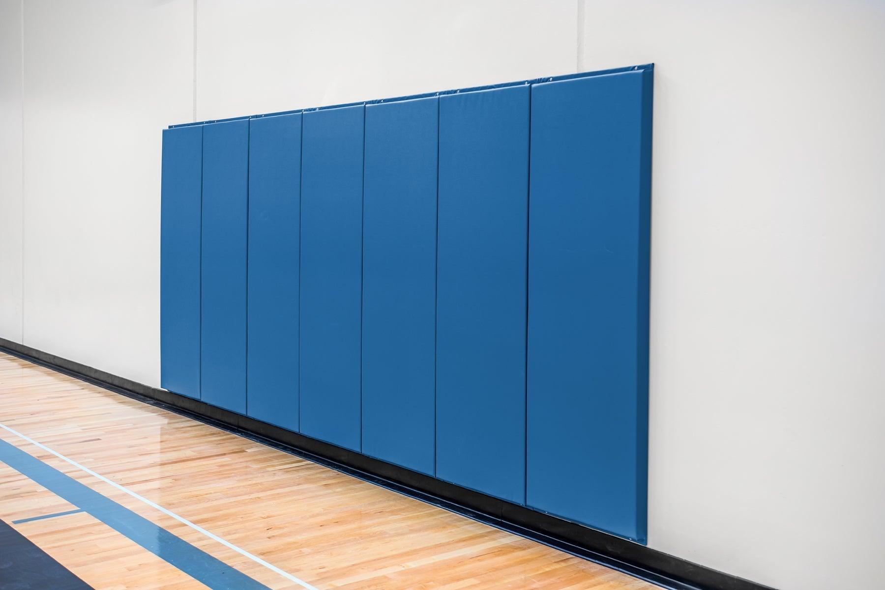 Protector™ solid color flange mount wall padding 2′ x 6′ panel – bisoninc