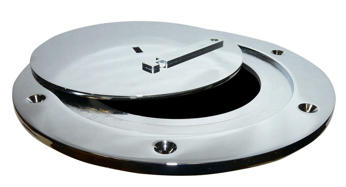 Chrome Plated Swivel Volleyball Floor Plate Cover Only