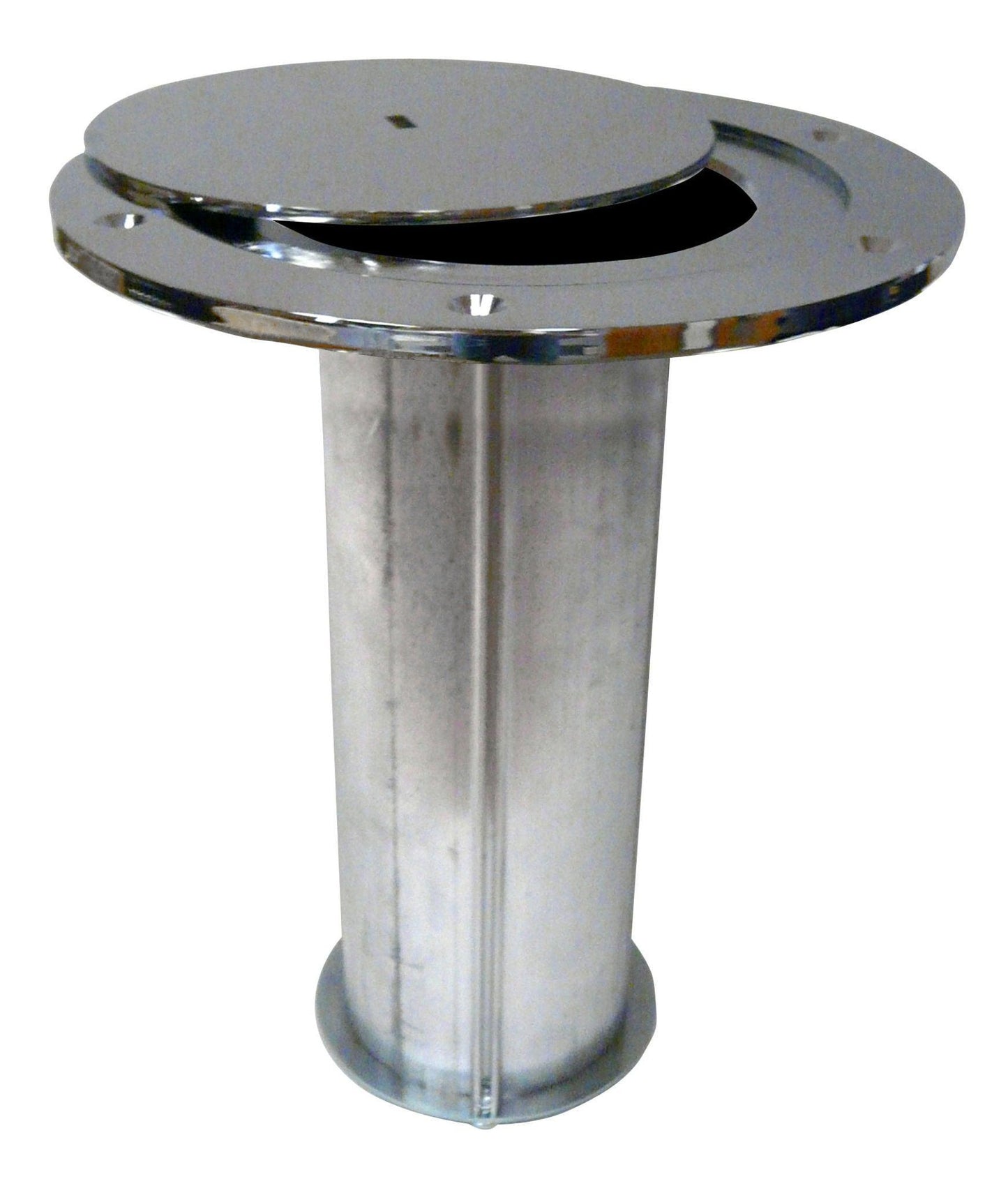 3" Volleyball Socket with Chrome Plated Swivel Steel Cover Plate