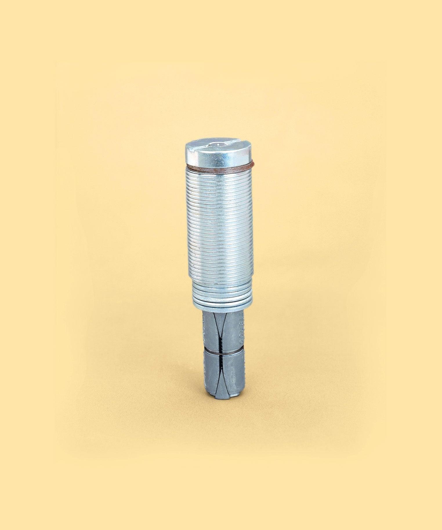 Drill-In Floor Anchor for Portable Volleyball Systems