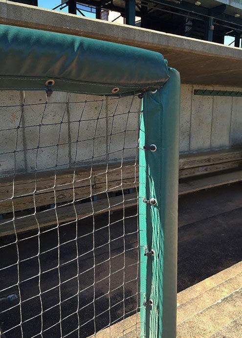 Black Cable Ties for Fence Rail and Dugout Padding - bisoninc
