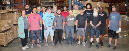 Warehouse, Shipping Team Excel During Construction