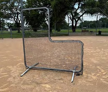 Product Preview: Bison Engineering Launches Heavy-Duty Pitcher's L-Screen for Baseball & Softball Facilities
