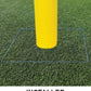 4-1/2" Gooseneck Football High School Goalposts