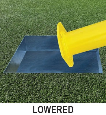 4-1/2" Gooseneck Football High School Goalposts