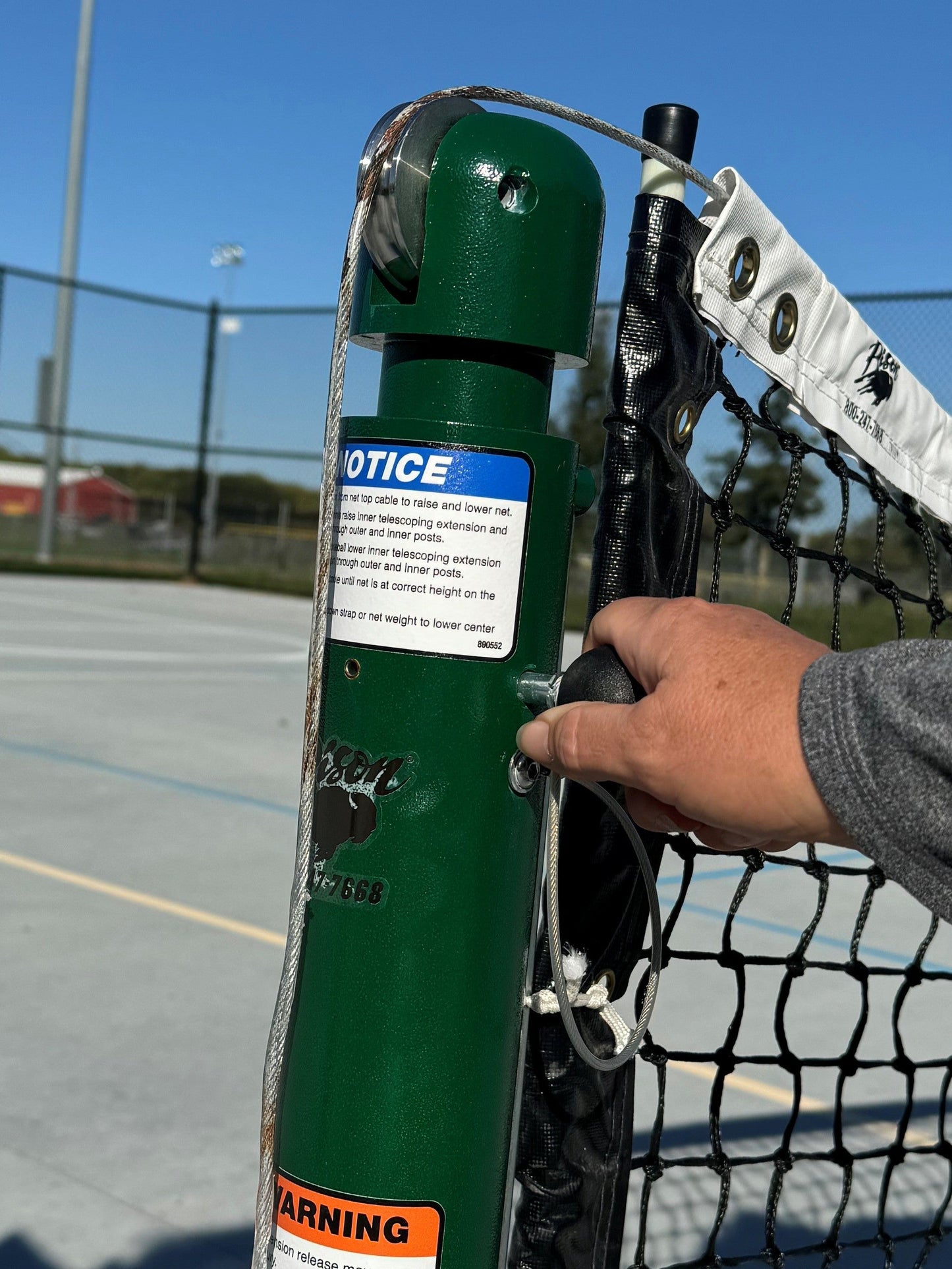 Convertible Tennis-Pickleball Telescoping System