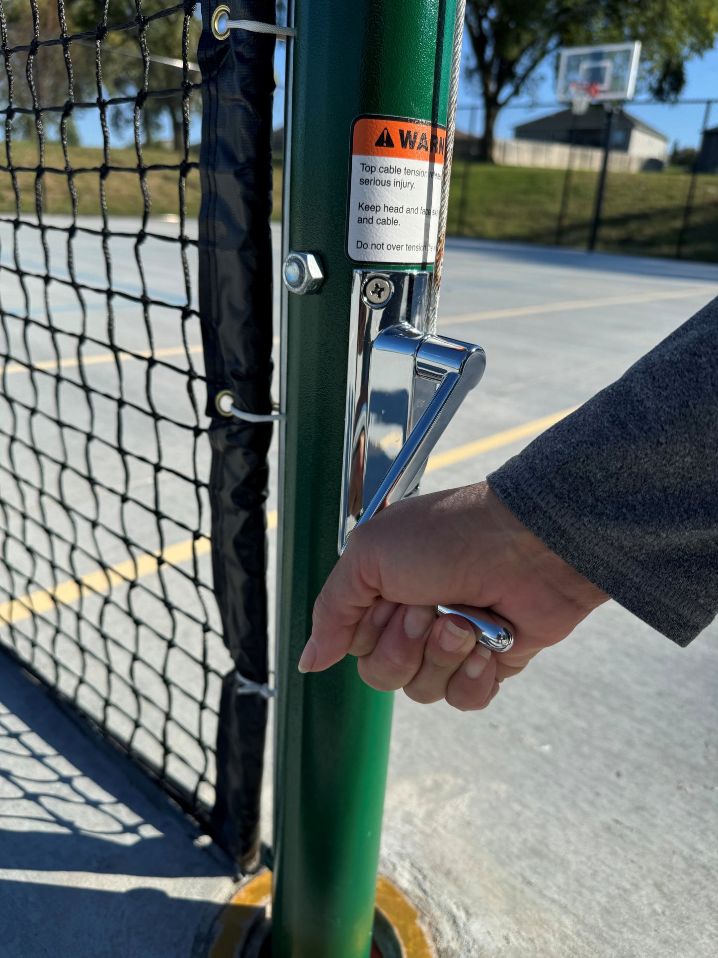 Convertible Tennis-Pickleball Telescoping System