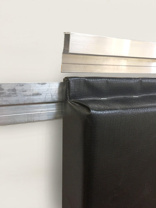 "J" Track Mounting System for Wall Padding - bisoninc