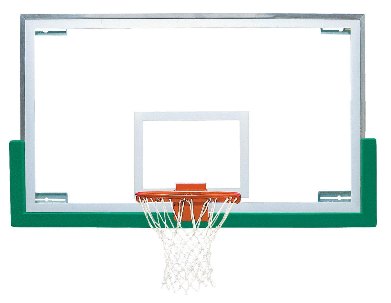 42" x 72" unbreakable short glass backboard bisoninc