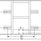 42" x 72" Extended Life Short Glass Conversion Backboard - bisoninc