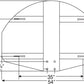 39" x 54" Dura Steel Fan-Shaped Playground Backboard - bisoninc