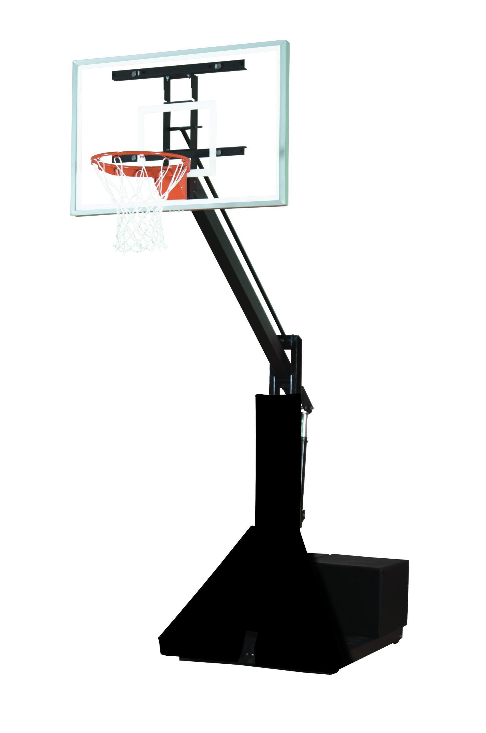 Acrylic Max Portable Adjustable Basketball System - bisoninc
