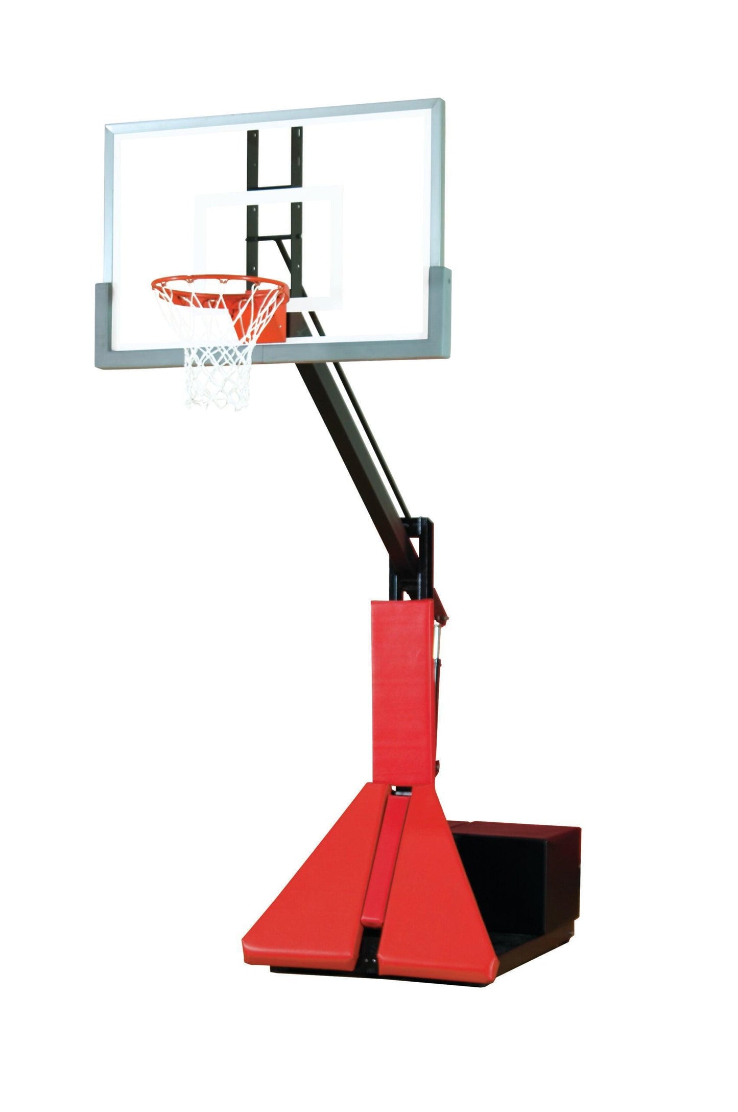 Glass Max Portable Adjustable Basketball System - bisoninc