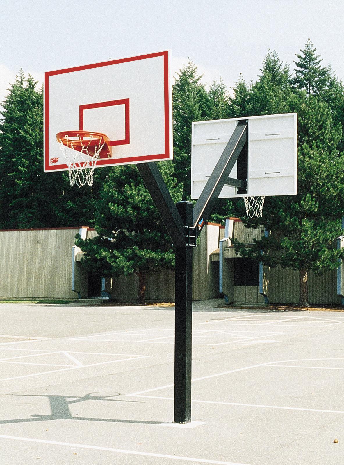 Ultimate Double-Sided Basketball System - bisoninc