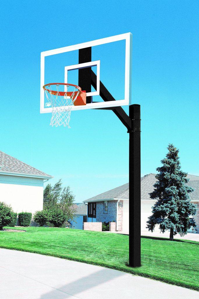 Perpetuity Fixed Height Basketball System - bisoninc