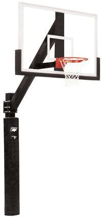 Supreme Court Fixed Height Basketball System - bisoninc