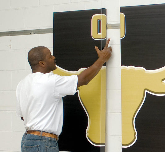 Hidden "Z" Track Mounting System for Wall Padding - bisoninc