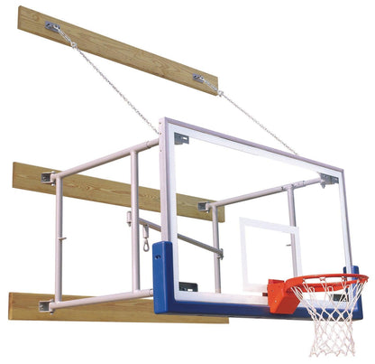 6'-8' Side Fold Competition Basketball Package - bisoninc