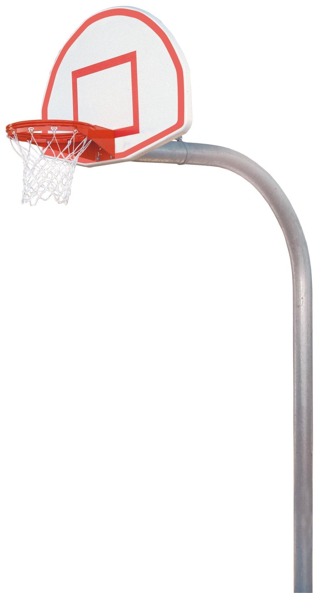 5-9/16" Mega Duty Steel Fan Playground Basketball System - bisoninc
