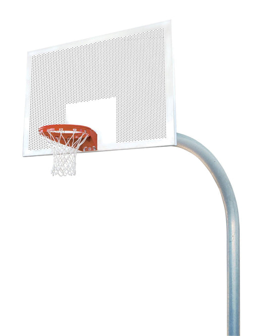 5 9/16" Mega Duty 42"x72" Perforated Steel Playground Basketball System