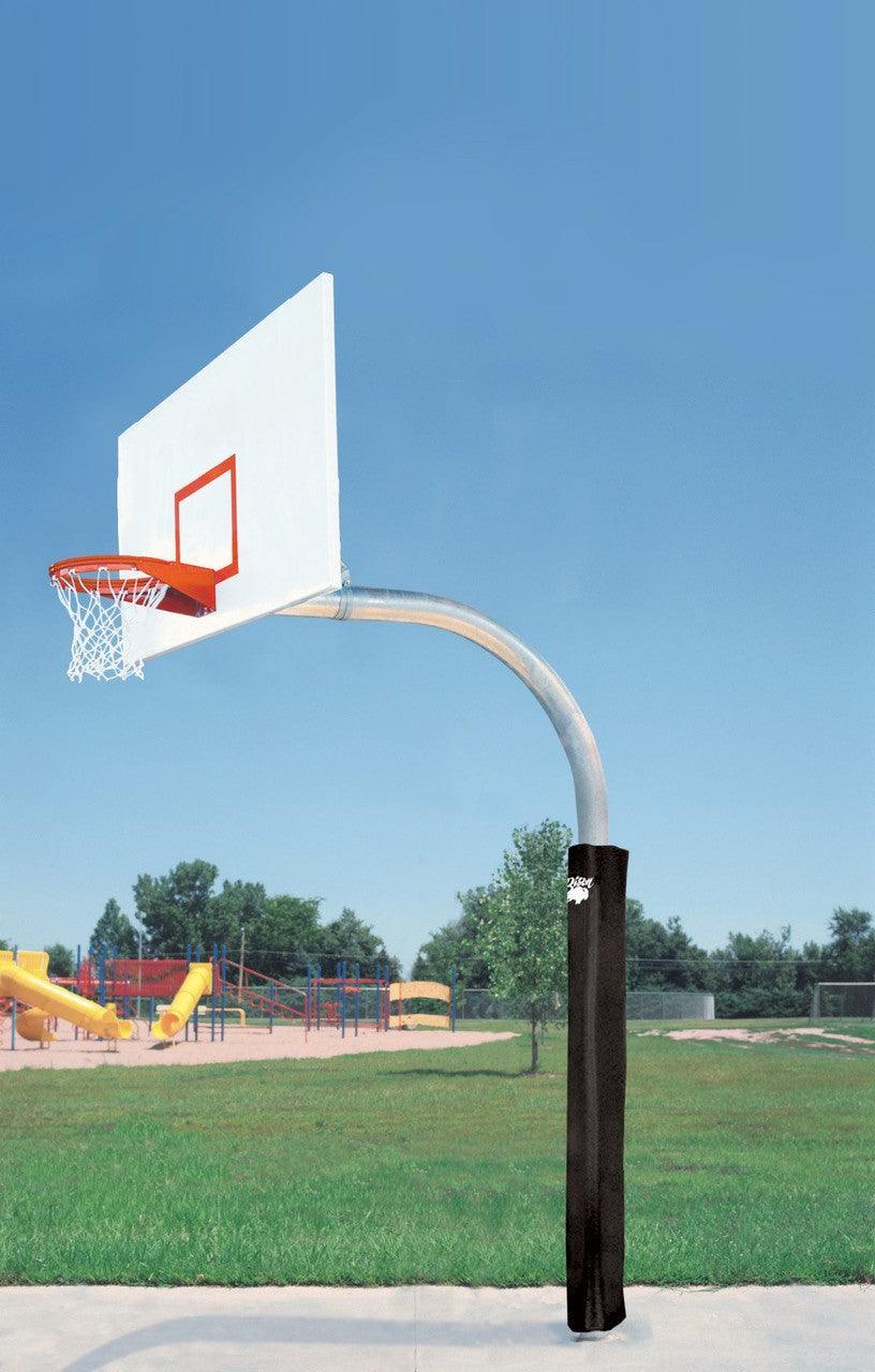 5-9/16" Mega Duty 42" x 72" Steel Rectangular Playground Basketball System - bisoninc