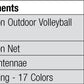 28' Official Beach Volleyball Net - bisoninc