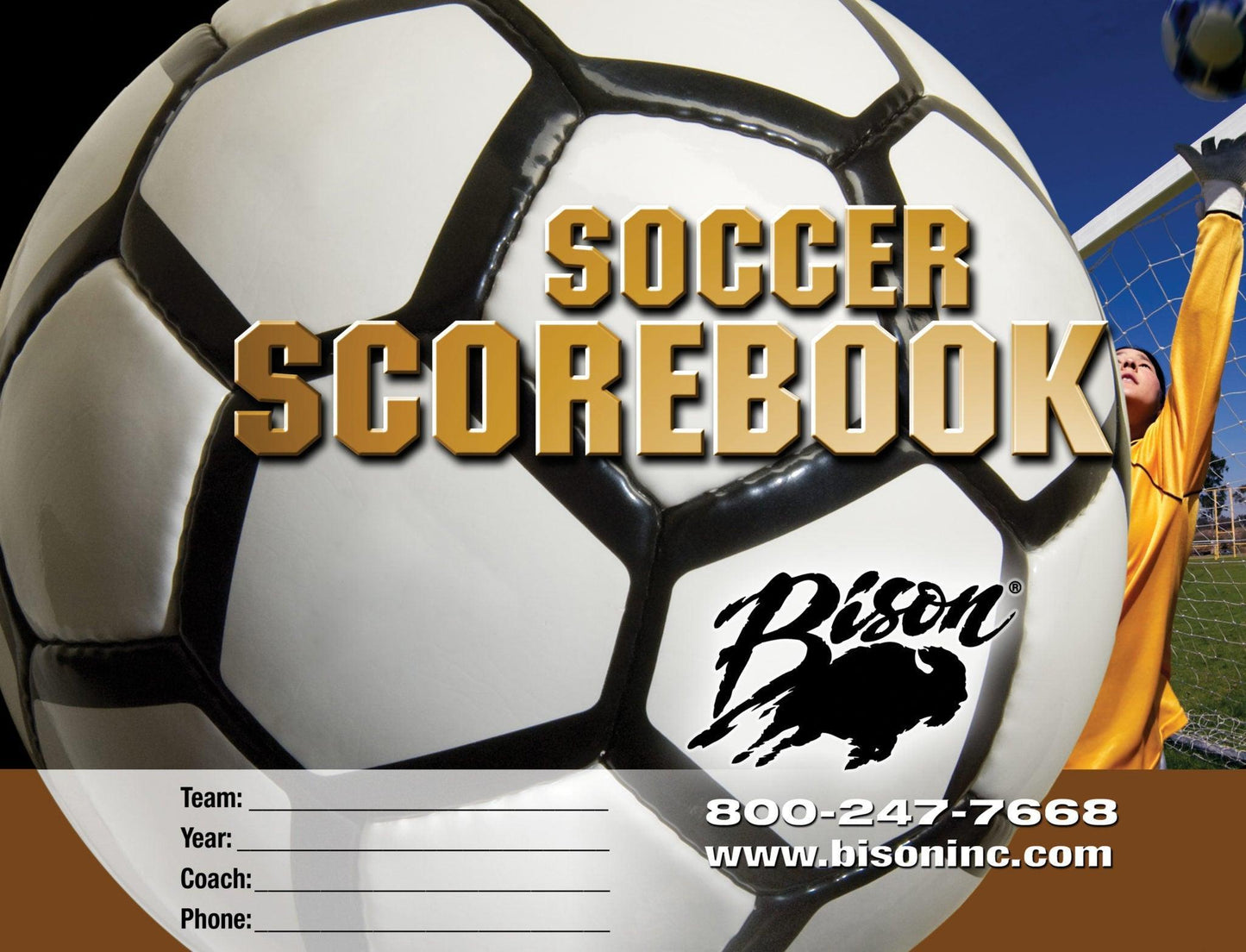 Bison Soccer Team Scorebook - bisoninc