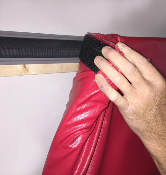 Removable Track Mounting System for Wall Padding - bisoninc