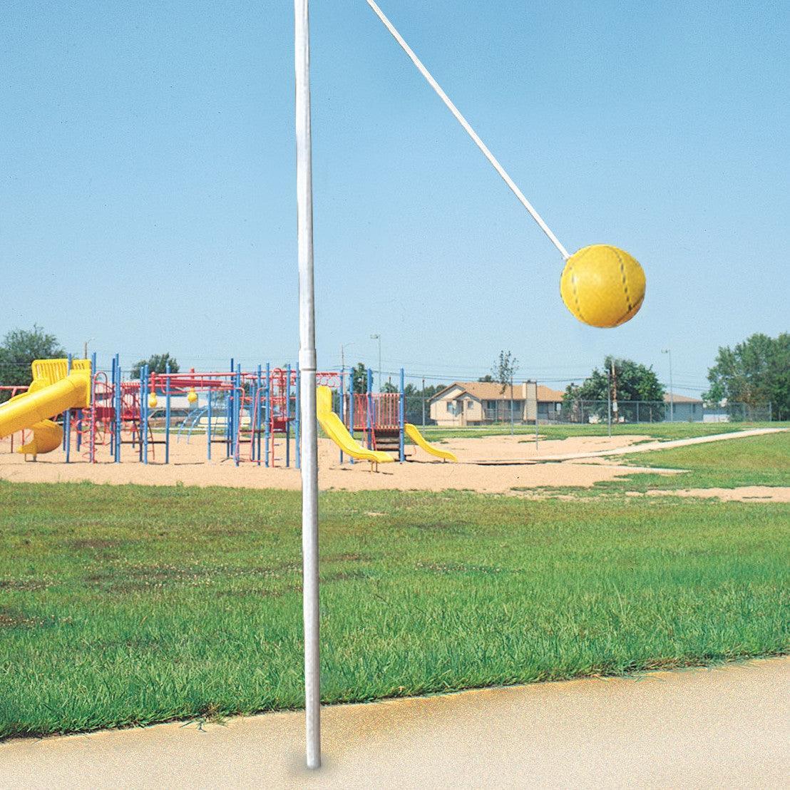Outdoor In ground Tetherball Game Set