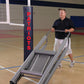 Folding Padded Volleyball Officials Platform with Padding - bisoninc