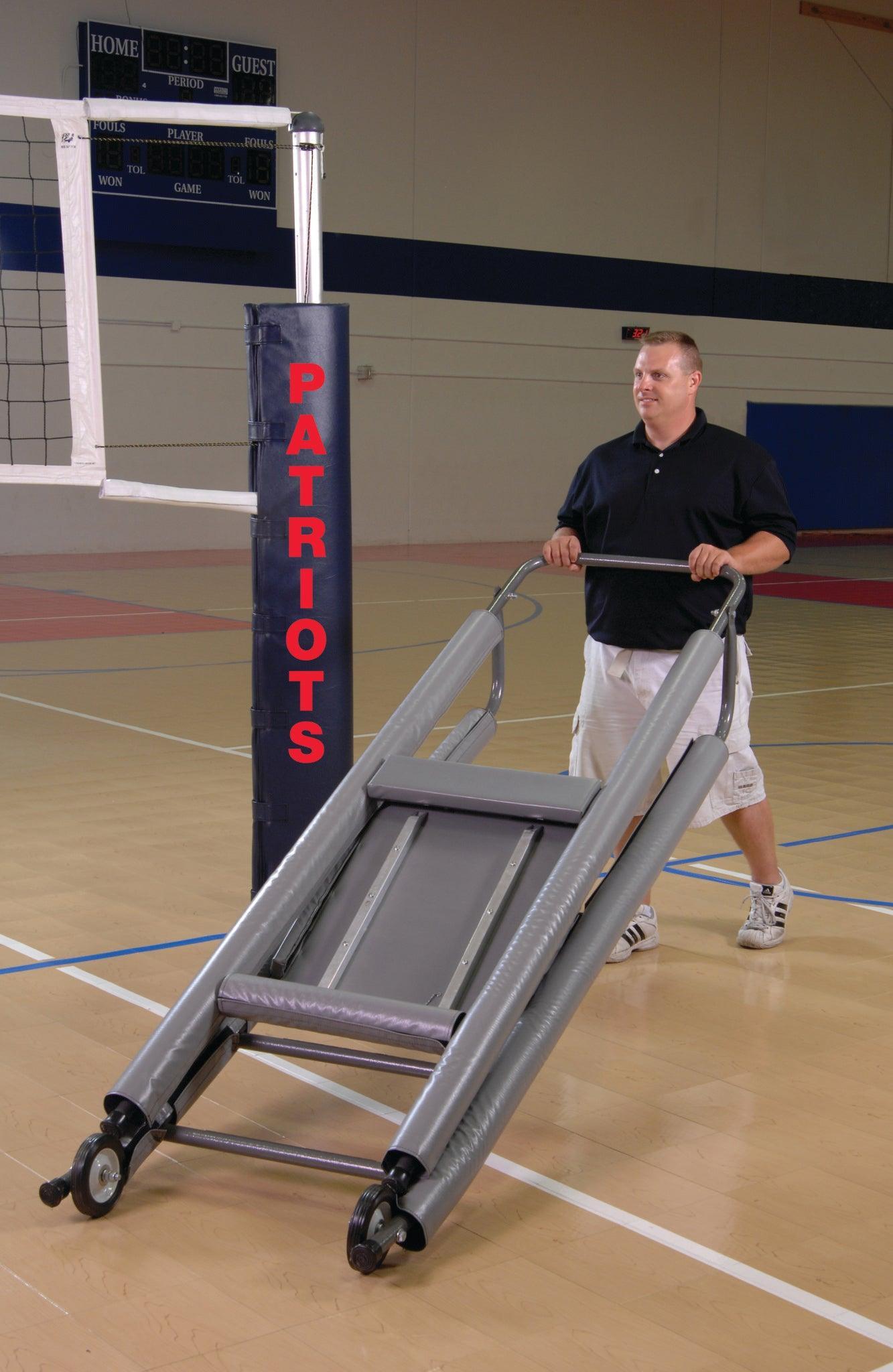 Folding Padded Volleyball Officials Platform with Padding - bisoninc