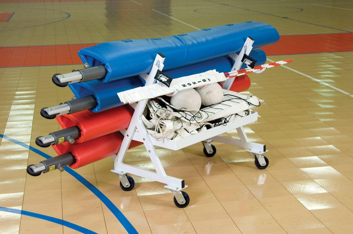 Volleyball Four Post Transport Cart