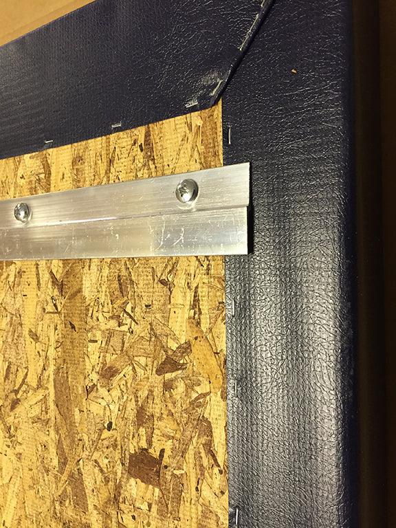 Hidden "Z" Track Mounting System for Wall Padding - bisoninc